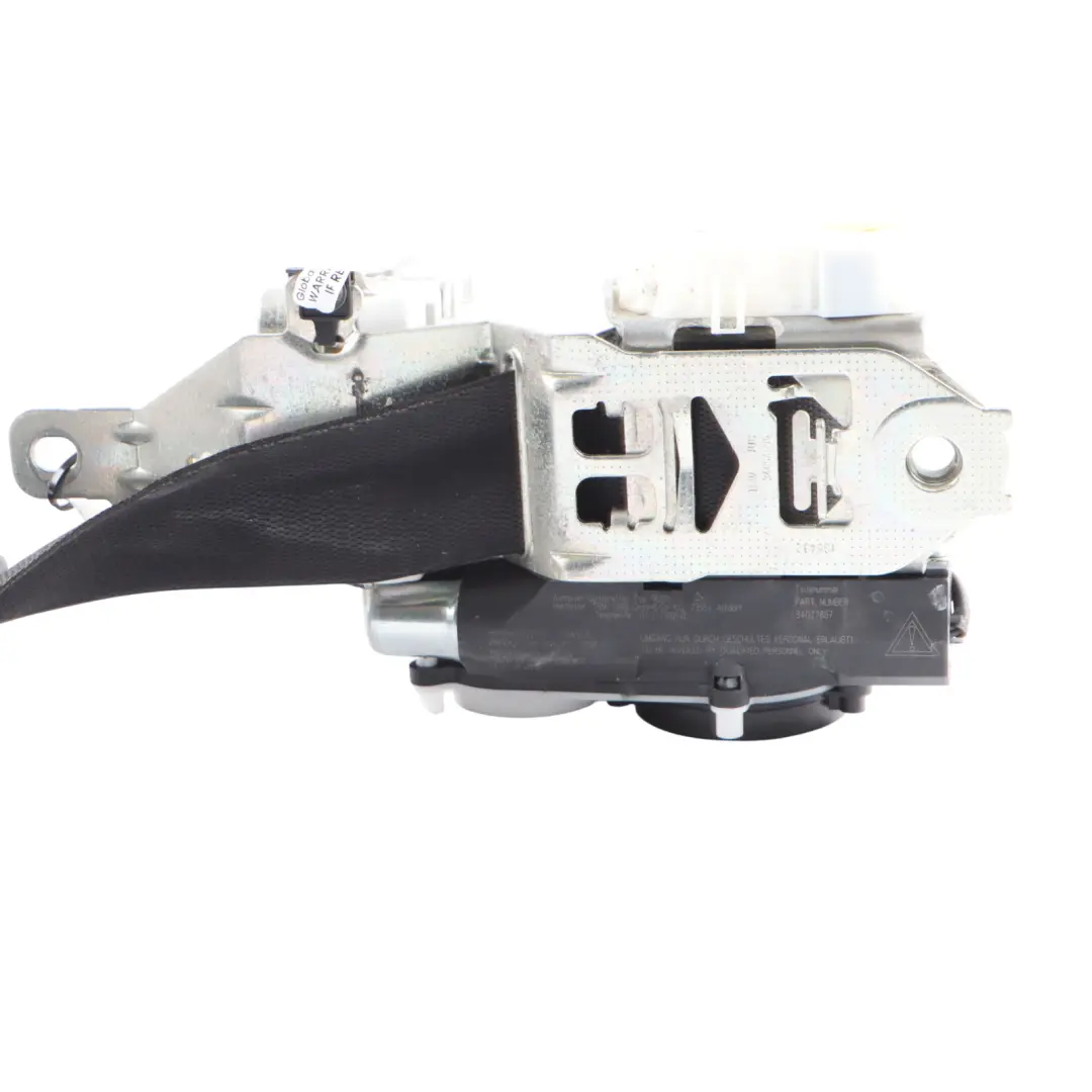 Mercedes W166 Seatbelt Front Right O/S Seat Safety Upper Belt - SKU A1668603686 - Part number A1668603686