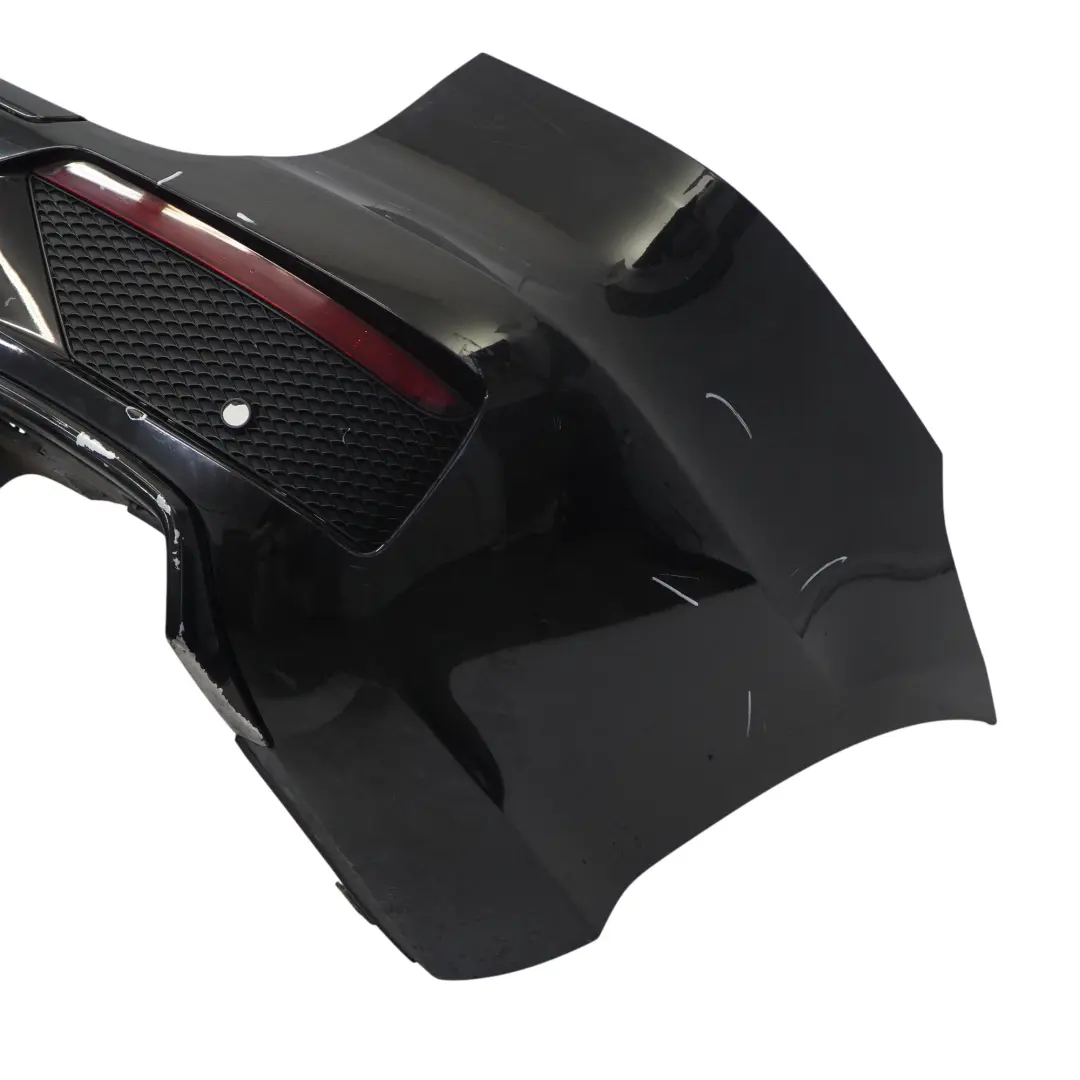 Mercedes W166 Bumper Rear AMG Trim Panel ML 63 Covering Obsidian Black - 197 - SKU A1668855425-OB - Part number A1668855425