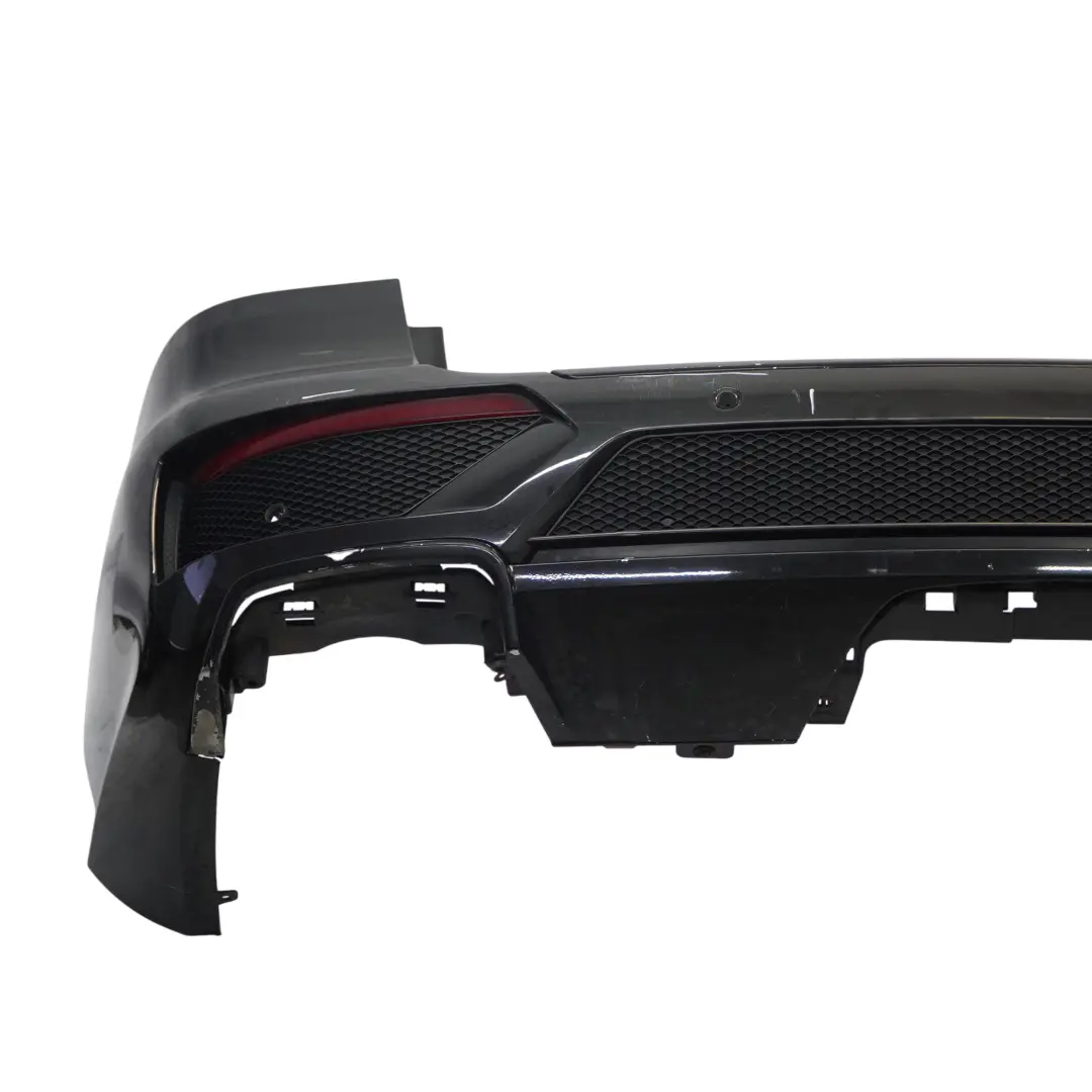 Mercedes W166 Bumper Rear AMG Trim Panel ML 63 Covering Obsidian Black - 197 - SKU A1668855425-OB - Part number A1668855425
