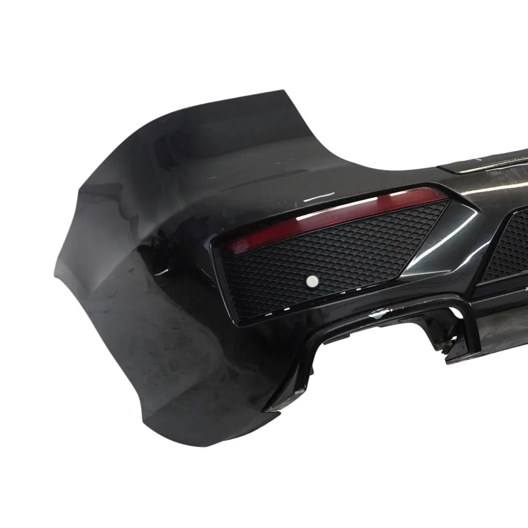 Bumper Rear AMG Trim Panel ML 63 Covering Obsidian Black - 197 to Mercedes W166 with Part number A1668855425 Mercedes W166 Bumper Rear AMG Trim Panel ML 63 Covering Obsidian Black - 197 - SKU A1668855425-OB - Part number A1668855425