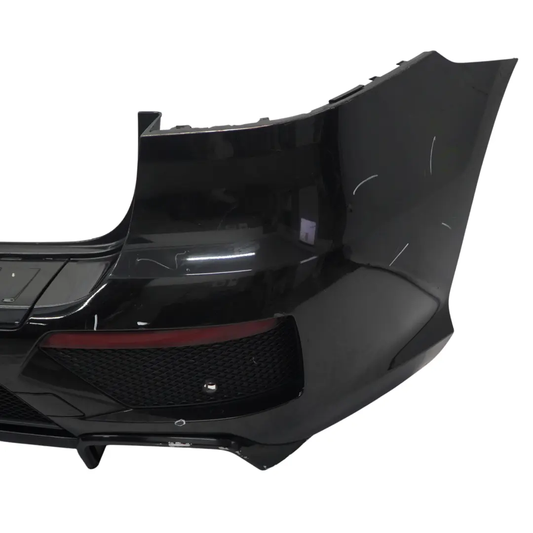 Mercedes W166 Bumper Rear AMG Trim Panel ML 63 Covering Obsidian Black - 197 - SKU A1668855425-OB - Part number A1668855425