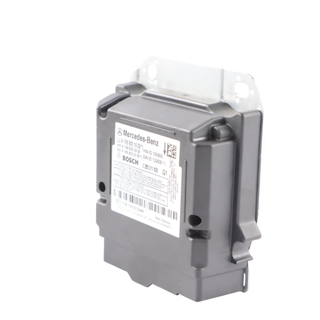 Module Mercedes W166 X166 SRS System Control Unit ECU to Air with Part number A1669001609 Air Module Mercedes W166 X166 SRS System Control Unit ECU - SKU A1669001609 - Part number A1669001609
