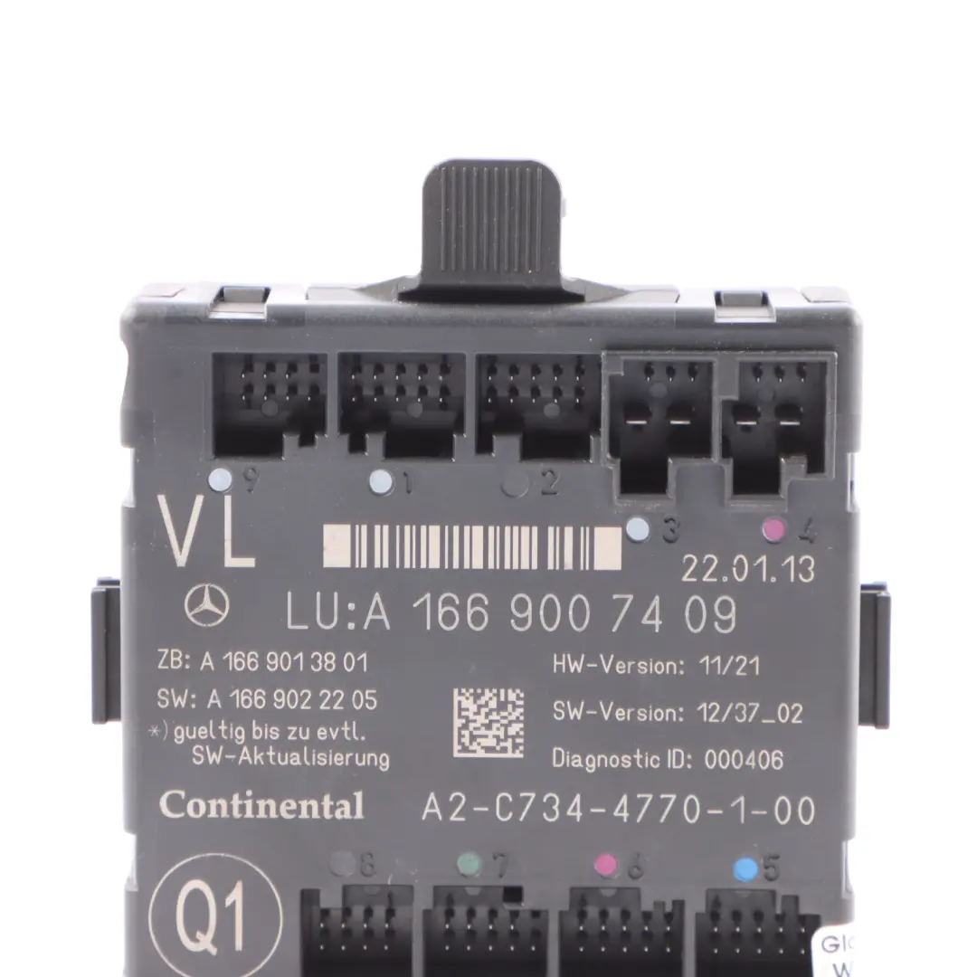 Mercedes GLE W166 Modulo Controllo Porta Anteriore Sinistra - SKU A1669007409 - Numero di parte A1669007409