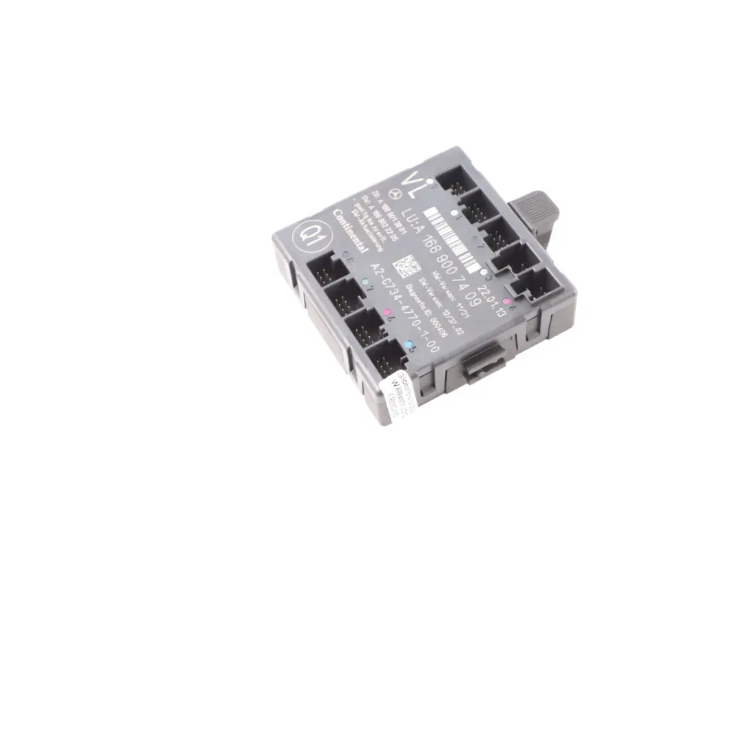 Mercedes GLE W166 Vordertür Verkabelung Steuermodul Links ECU - SKU A1669007409 - Teilenummer A1669007409