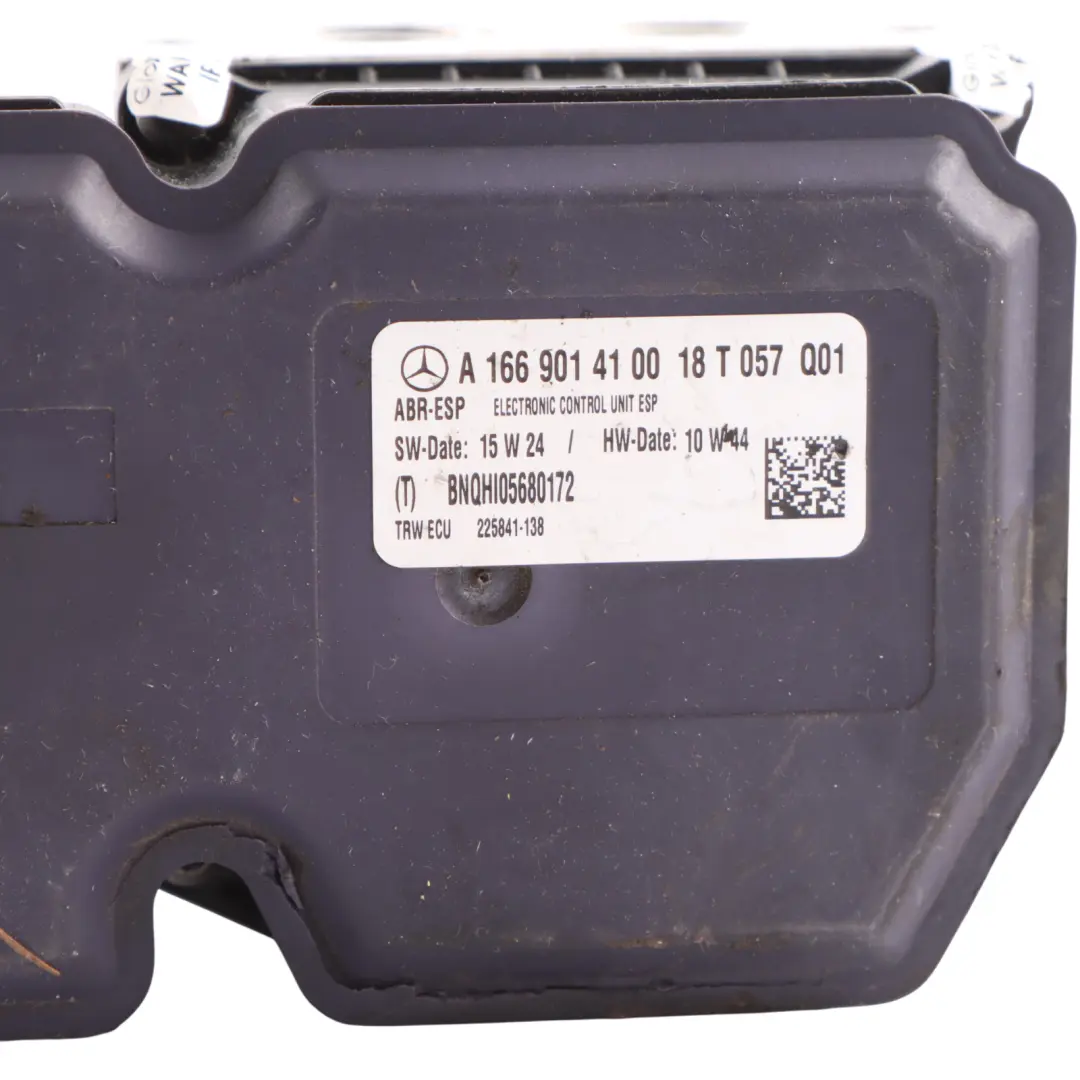 Mercedes W166 ABS Pump Hydraulic Braking Control Unit - SKU A1669014100 - Part number A1669014100