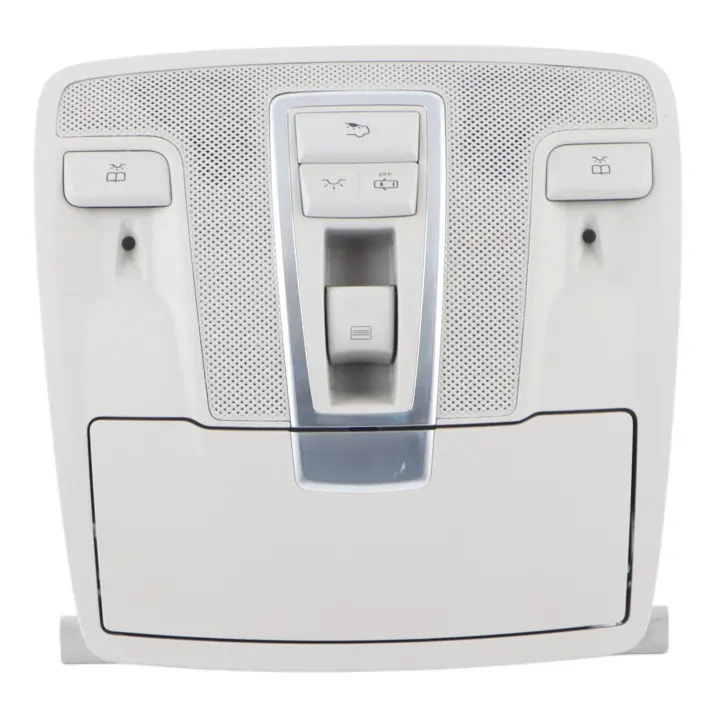 Front Interior Roof Reading Light Lamp Unit Beige to Mercedes ML W166 with Part number A1669062401 Mercedes ML W166 Front Interior Roof Reading Light Lamp Unit Beige - SKU A1669062401 - Part number A1669062401