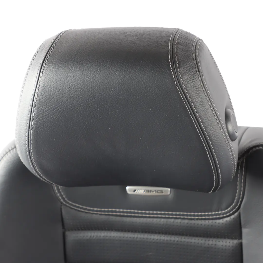 ML63 W166 AMG Seat Front Left N/S Heated Electric Black Leather to Mercedes with Part number A1669100747 Mercedes ML63 W166 AMG Seat Front Left N/S Heated Electric Black Leather - SKU A1669100747-1 - Part number A1669100747