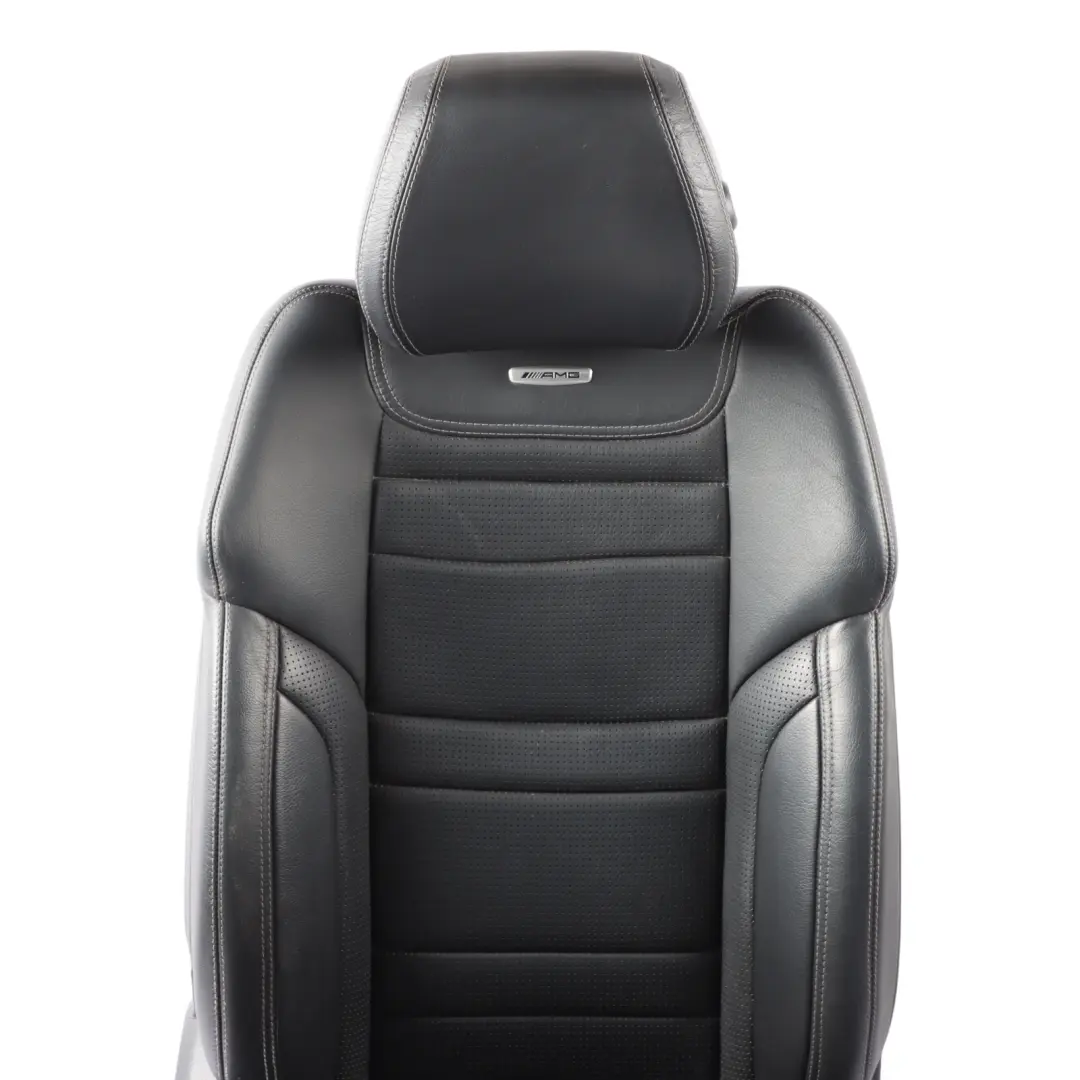Mercedes ML63 W166 AMG Seat Front Right O/S Heated Electric Black Leather - SKU A1669100847-1 - Part number A1669100847