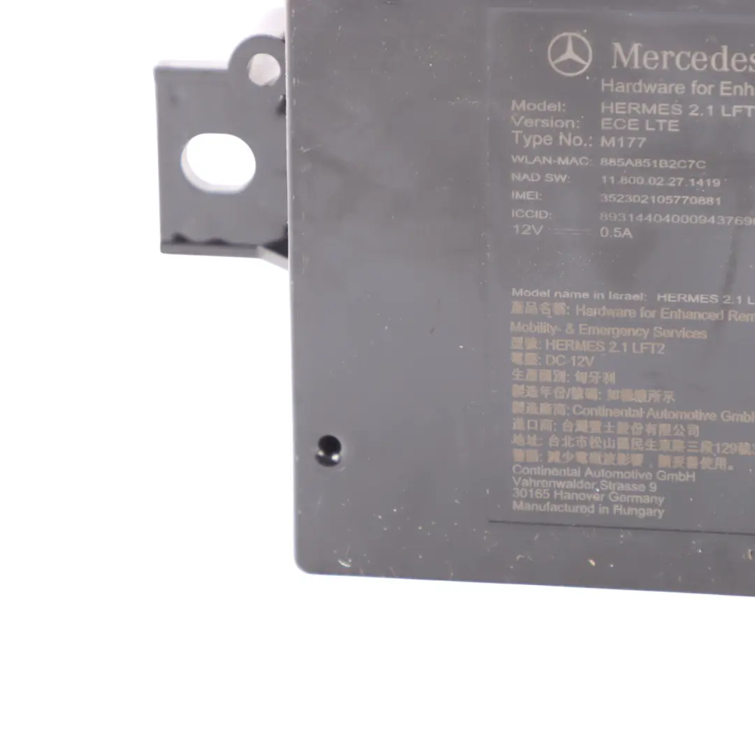 Bluetooth Module Mercedes W167 W205 Multimedia Control Unit ECU to with Part number A1679001419 Bluetooth Module Mercedes W167 W205 Multimedia Control Unit ECU - SKU A1679001419 - Part number A1679001419