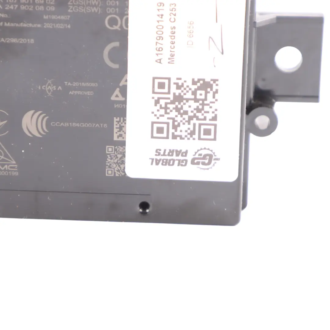  Bluetooth Module Mercedes W167 W205 Multimedia Control Unit ECU - SKU A1679001419 - Part number A1679001419
