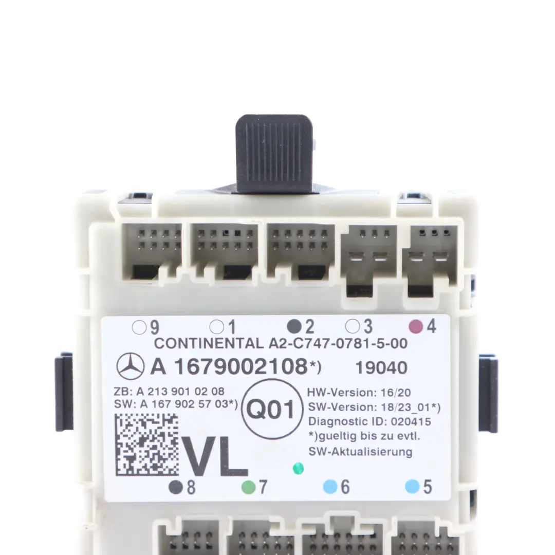 W907 W910 Door Module Control Unit Front Left N/S to Mercedes Sprinter with Part number A1679002108 Mercedes Sprinter W907 W910 Door Module Control Unit Front Left N/S - SKU A1679002108 - Part number A1679002108