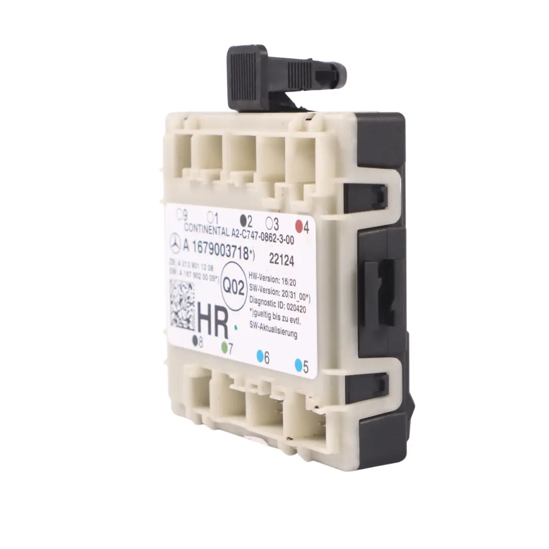 Módulo puerta Mercedes W205 W213 C253 Unidad control trasera derecha para con número de pieza A1679003718 Módulo puerta Mercedes W205 W213 C253 Unidad control trasera derecha - SKU A1679003718 - Número de pieza A1679003718