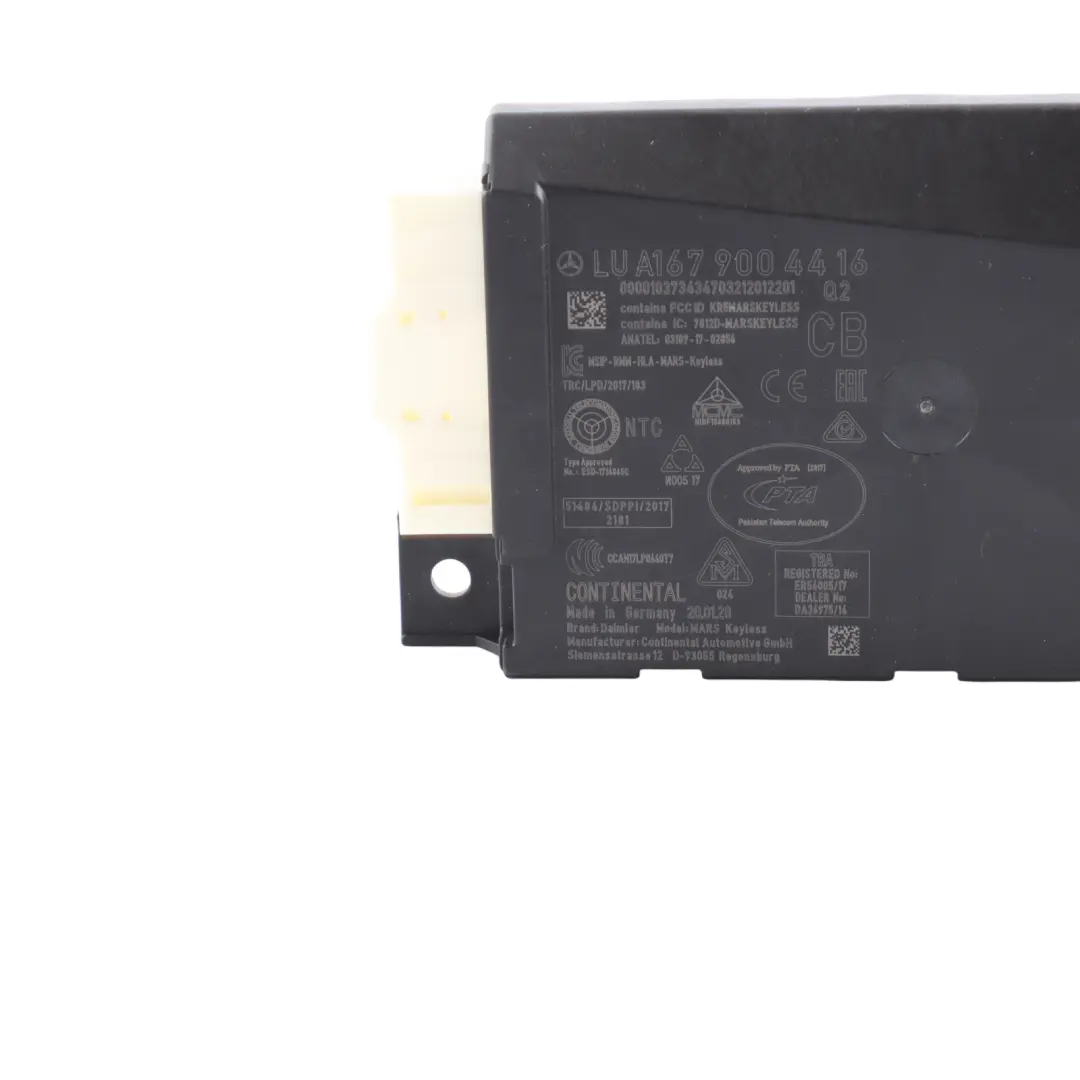 Keyless Go Module Mercedes C118 W177 W247 ECU Entry Control Unit to with Part number A1679004416 Keyless Go Module Mercedes C118 W177 W247 ECU Entry Control Unit - SKU A1679004416 - Part number A1679004416