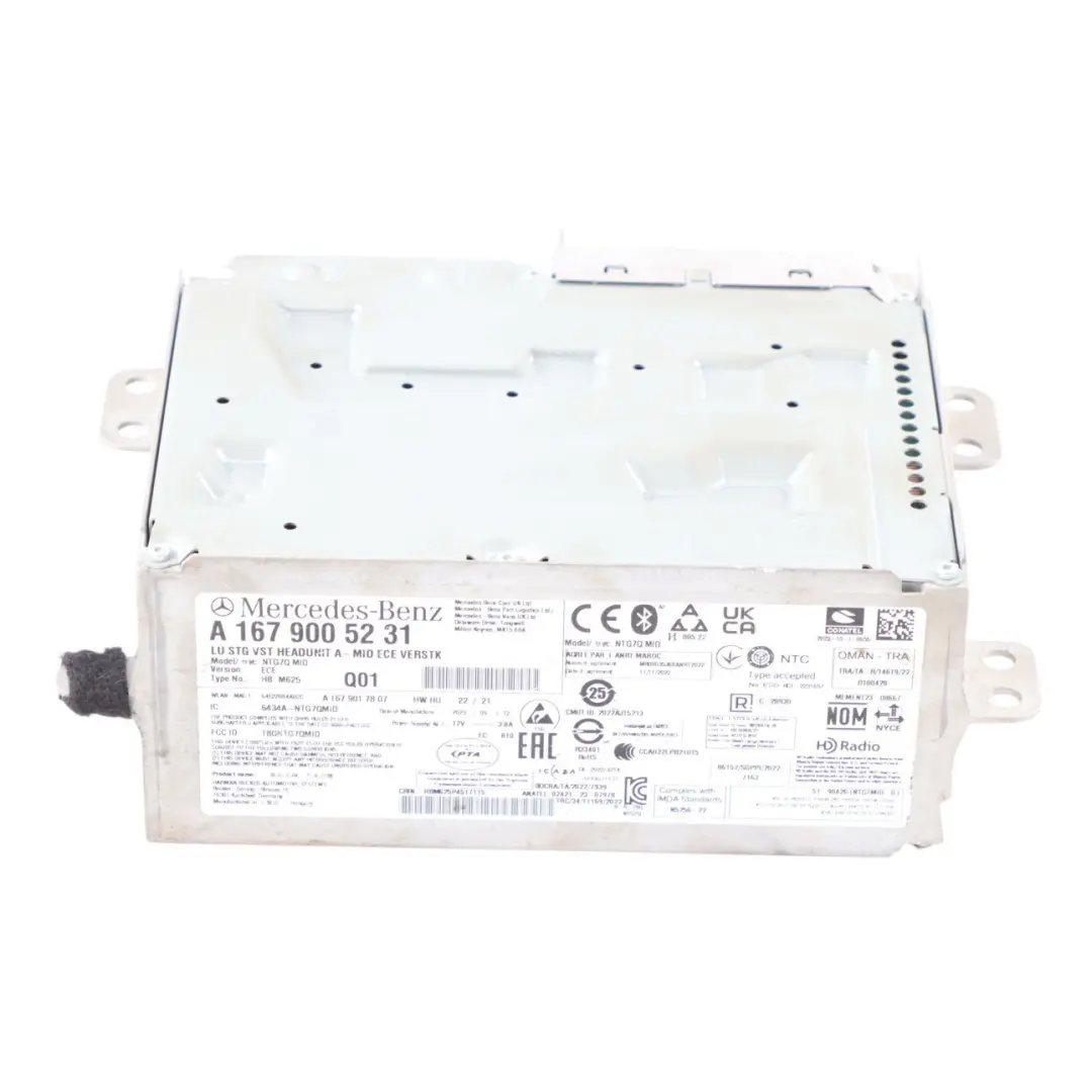 W167 W177 Radio Stereo Nav Navigation Head Unit High to Mercedes with Part number A1679005231 Mercedes W167 W177 Radio Stereo Nav Navigation Head Unit High - SKU A1679005231 - Part number A1679005231