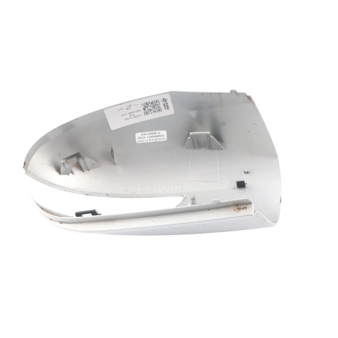 Left N/S Wing Mirror Back Cover Housing Polar Silver - 761 to Mercedes W169 W245 with Part number A1698110760 Mercedes W169 W245 Left N/S Wing Mirror Back Cover Housing Polar Silver - 761 - SKU A1698110760-PLS - Part number A1698110760