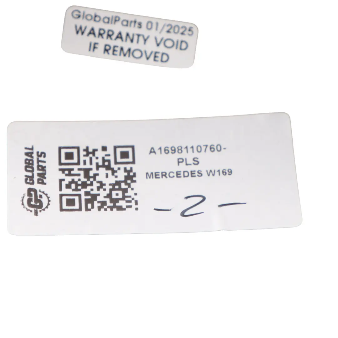 Mercedes W169 W245 Left N/S Wing Mirror Back Cover Housing Polar Silver - 761 - SKU A1698110760-PLS - Part number A1698110760
