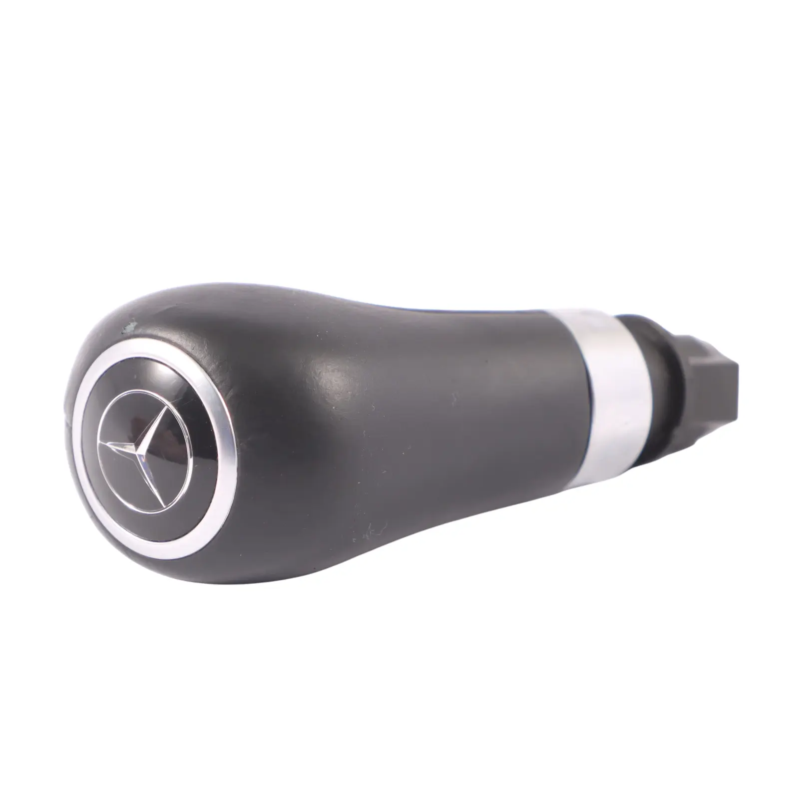 Mercedes SLK R172 Palanca Cambio Pomo Selector Bota Caja Automática Cuero Negro