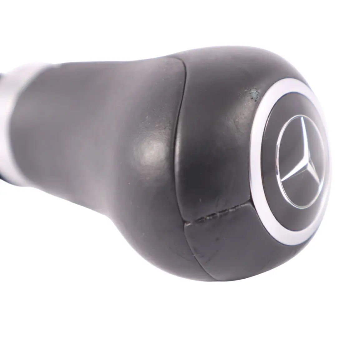Mercedes SLK R172 Gear Shift Lever Selector Knob Boot Automatic Leather Black - SKU A1722673410-1 - Part number A1722673410
