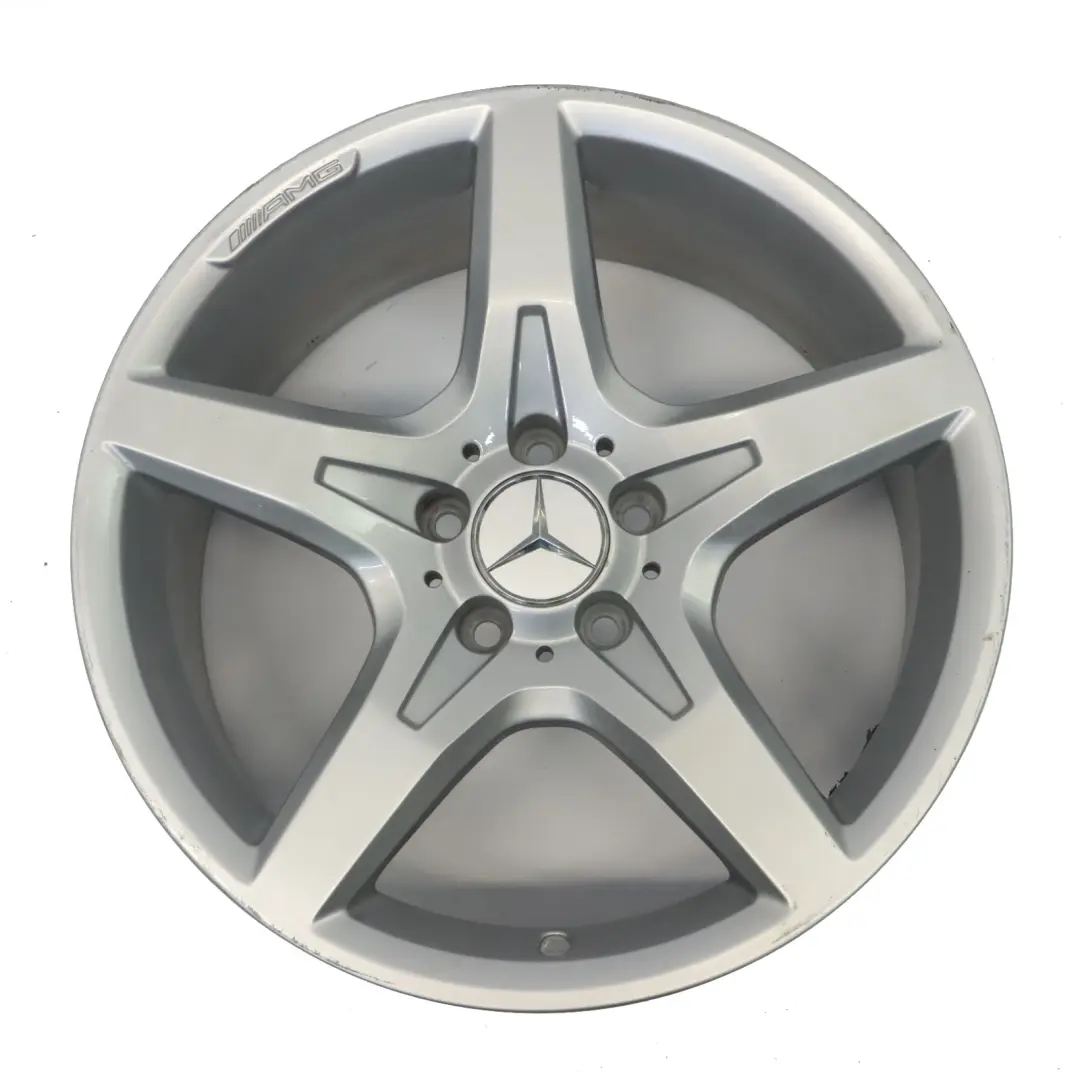 Mercedes R172 Rear Silver Alloy Wheel Rim 18" ET:36 8,5J 5 Spoke - SKU A1724012702-3 - Part number A1724012702