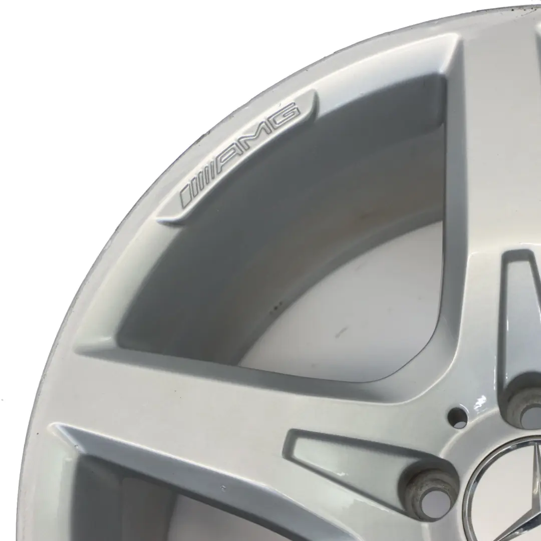 Alloy Wheel Rim 18" ET:36 8,5J 5 Spoke to Mercedes R172 Rear Silver with Part number A1724012702 Mercedes R172 Rear Silver Alloy Wheel Rim 18" ET:36 8,5J 5 Spoke - SKU A1724012702-3 - Part number A1724012702