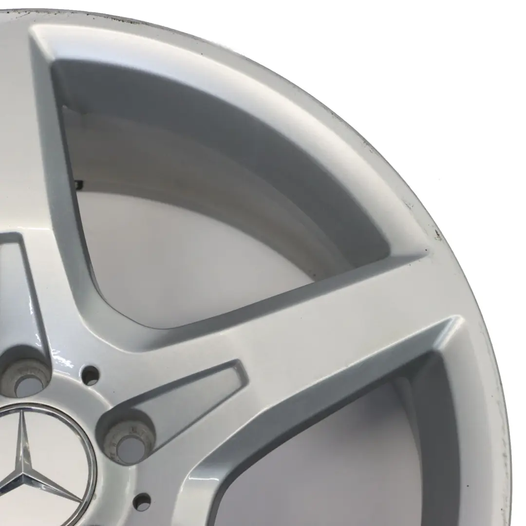 Alloy Wheel Rim 18" ET:36 8,5J 5 Spoke to Mercedes R172 Rear Silver with Part number A1724012702 Mercedes R172 Rear Silver Alloy Wheel Rim 18" ET:36 8,5J 5 Spoke - SKU A1724012702-3 - Part number A1724012702