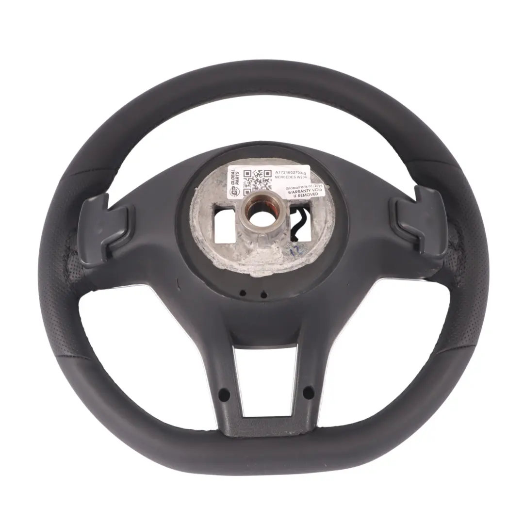 Mercedes W204 W212 Kierownica Sport NOWA Czarna Skóra Łopatki Multifunkcja - SKU A1724602703-3 - Numer Części A1724602703