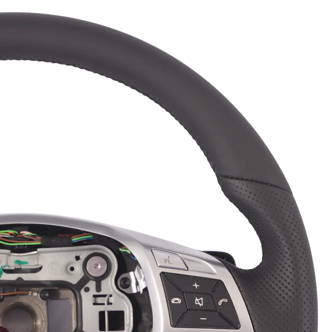  Volant Mercedes W204 W212 W218 NEUF Cuir Noir Sport Palettes Changement Vitesse - SKU A1724602703-3 - Numéro de pièce A1724602703