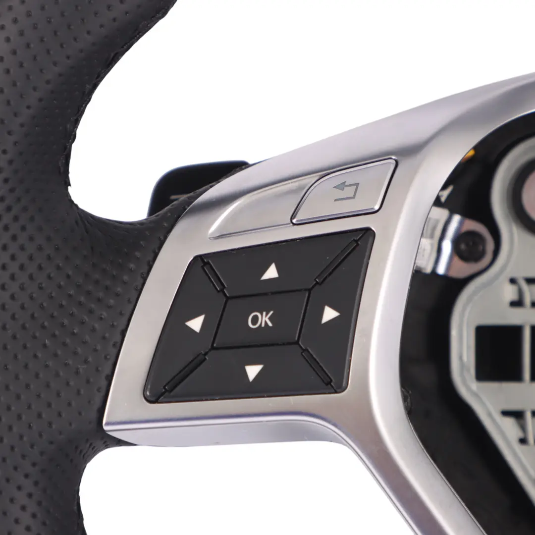 Volant Mercedes W204 W212 W218 NEUF Cuir Noir Sport Palettes Changement Vitesse - SKU A1724602703-3 - Numéro de pièce A1724602703