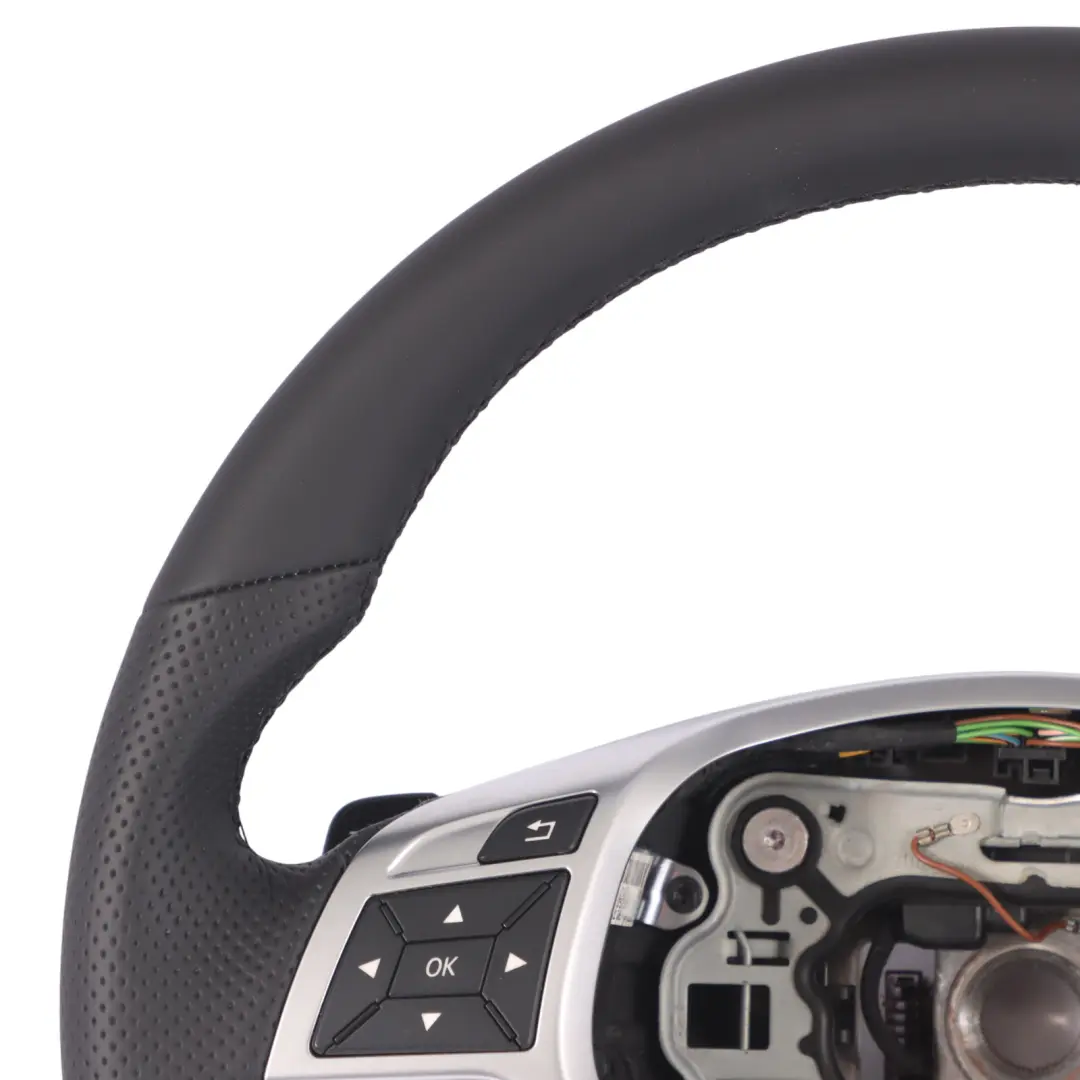 Volante Mercedes C207 W212 NUEVO Cuero Sport Palanca de Cambio Hilos Negro - SKU A1724607303-2 - Número de pieza A1724607303