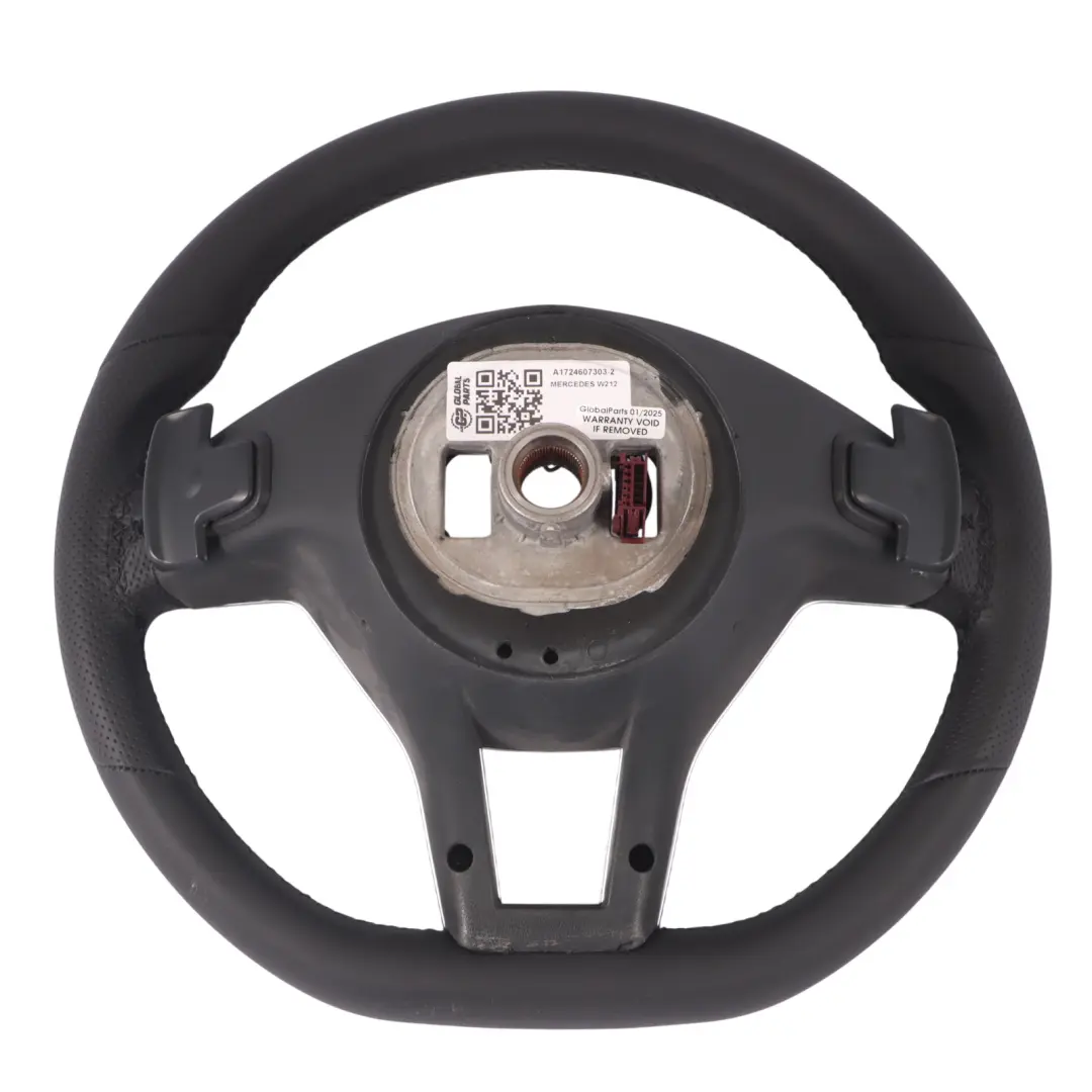 Volante Mercedes C207 W212 NUEVO Cuero Sport Palanca de Cambio Hilos Negro - SKU A1724607303-2 - Número de pieza A1724607303