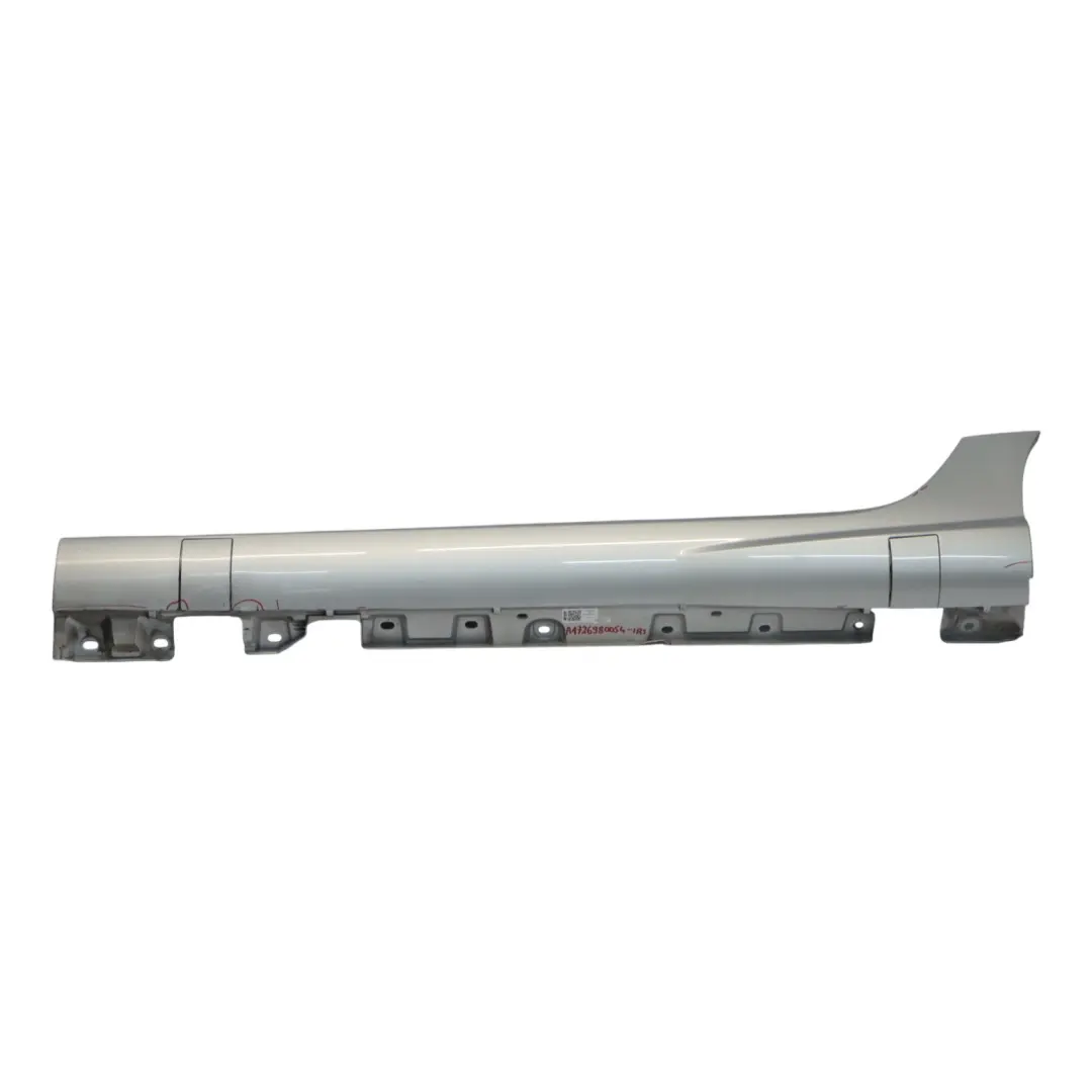 Mercedes R172 Door Sill Side Cover AMG Skirt Left N/S Iridium Silver - 775 - SKU A1726980054-IRS - Part number A1726980054