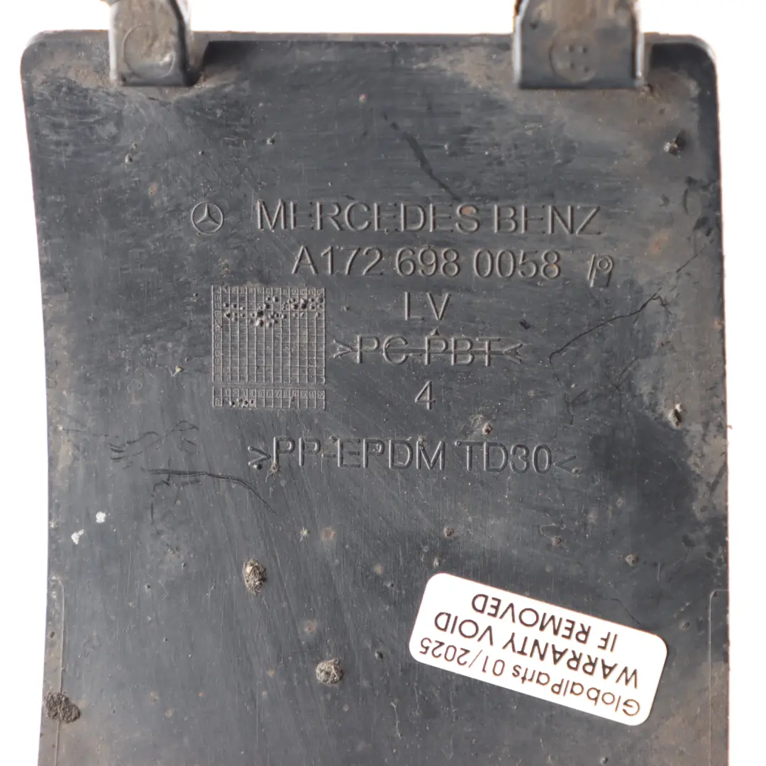 Front Longitudinal Member Jack Trim Left N/S Black to Mercedes R172 with Part number A1726980058 Mercedes R172 Front Longitudinal Member Jack Trim Left N/S Black - SKU A1726980058-BLA - Part number A1726980058