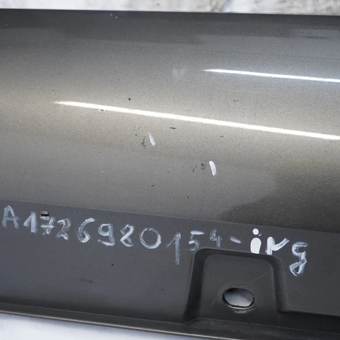 Door Sill Side Cover AMG Skirt Left N/S Indium Grey Metallic - 963 to Mercedes R172 with Part number A1726980154 Mercedes R172 Door Sill Side Cover AMG Skirt Left N/S Indium Grey Metallic - 963 - SKU A1726980154-ING - Part number A1726980154