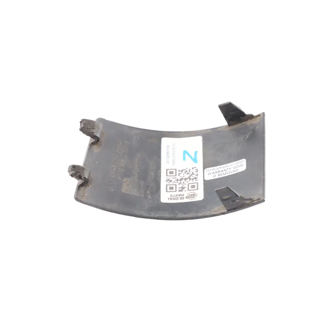 Side Skirt Flap Cover Trim Panel Rear Left N/S Black - 040 to Mercedes SLK R172 with Part number A1726980158 Mercedes SLK R172 Side Skirt Flap Cover Trim Panel Rear Left N/S Black - 040 - SKU A1726980158 - Part number A1726980158