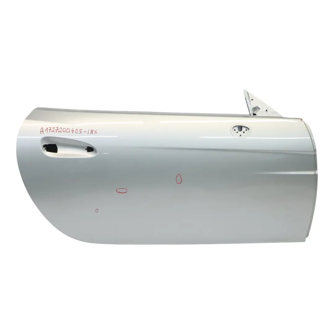 Puerta Delantera Derecha Plata Iridium Metalizado - 775 para Mercedes SLK R172 con número de pieza A1717200205 Mercedes SLK R172 Puerta Delantera Derecha Plata Iridium Metalizado - 775 - SKU A1727200405-IRS - Número de pieza A1717200205