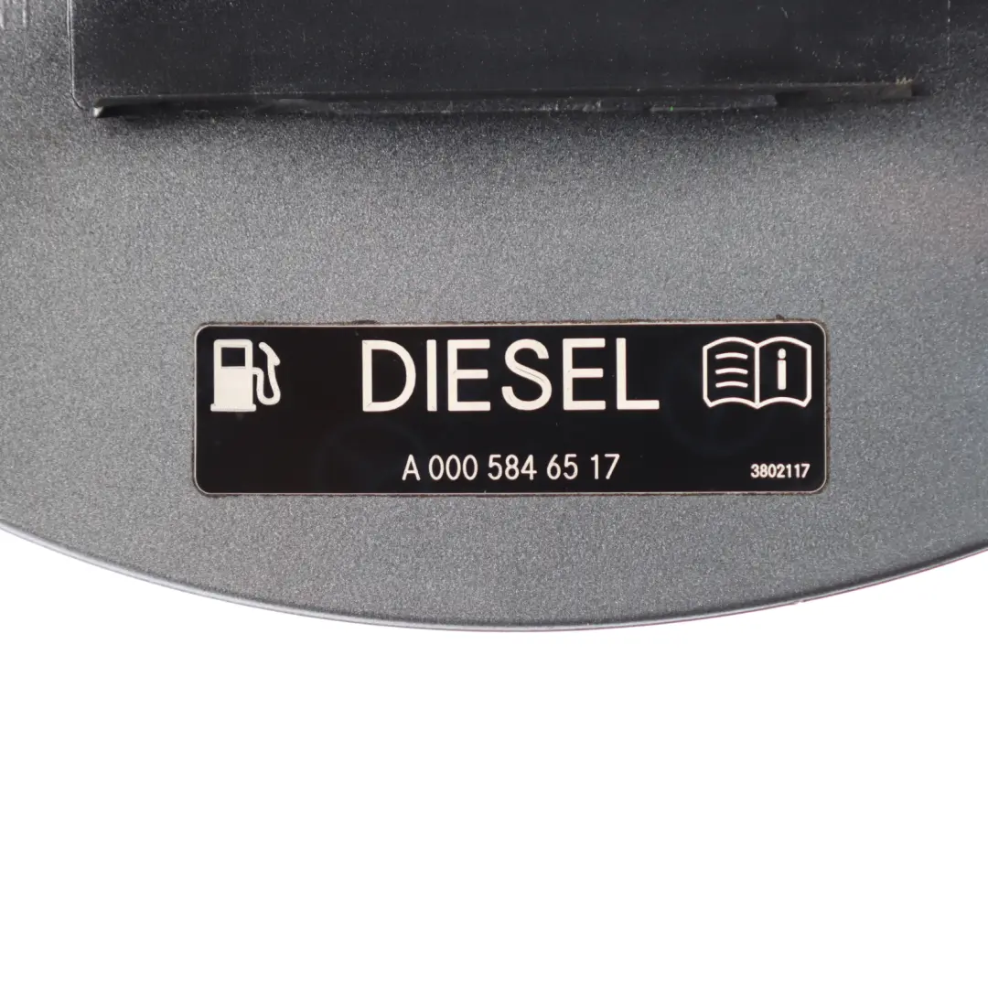 Mercedes SLK R172 Fuel Flap Filler Cap Palladium Silver - 792 - SKU A1727500006-PAL - Part number A1727500006