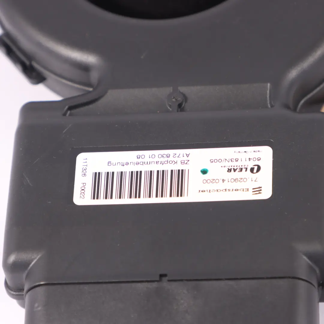 Sitzluftschal Radial Heizungsgebläse Links Rechts für Mercedes R172 mit Teilenummer A1728300108 Mercedes R172 Sitzluftschal Radial Heizungsgebläse Links Rechts - SKU A1728300108 - Teilenummer A1728300108