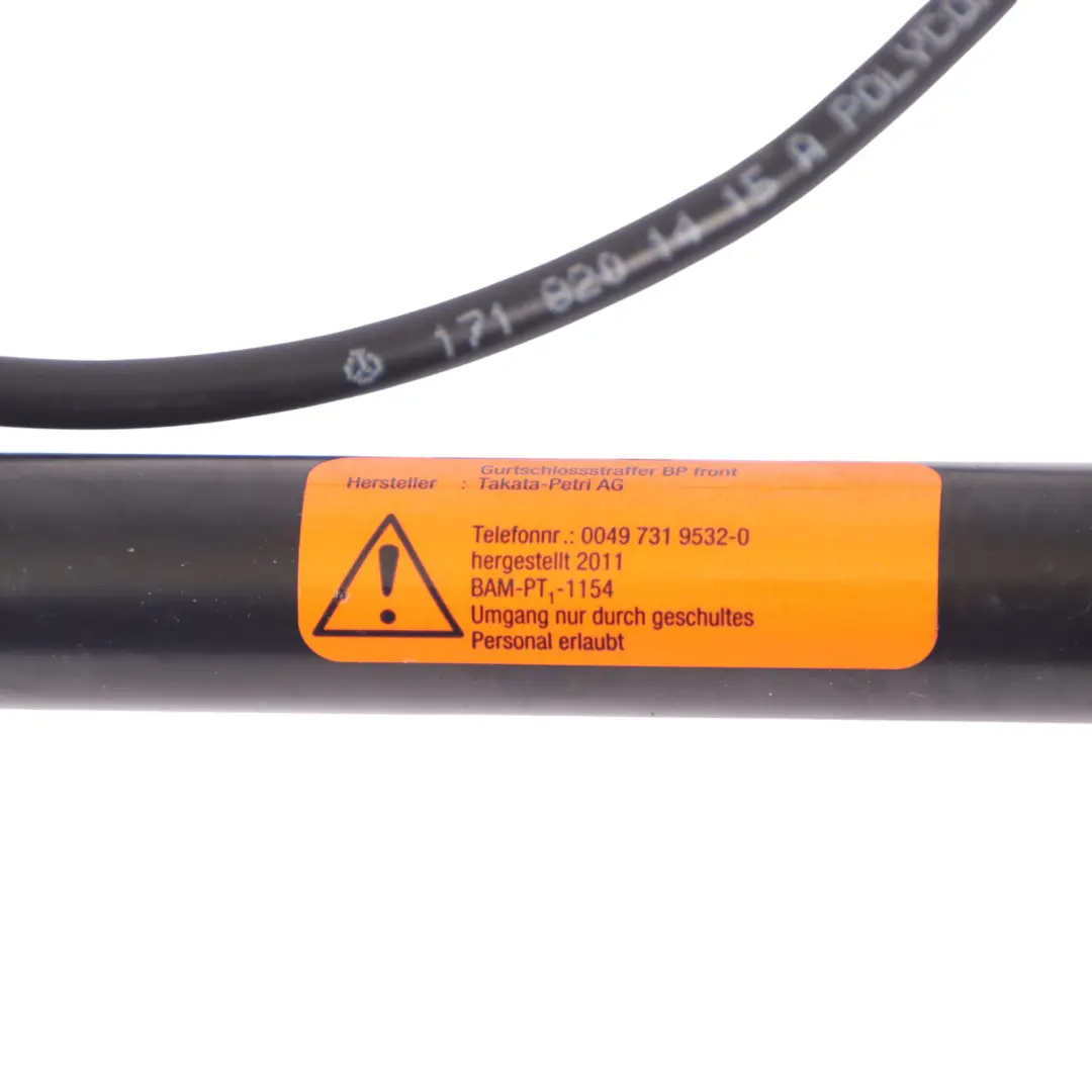 Hebilla tensor cinturón seguridad delantero izquierdo para Mercedes R172 con número de pieza A1728600569 Mercedes R172 Hebilla tensor cinturón seguridad delantero izquierdo - SKU A1728600569 - Número de pieza A1728600569