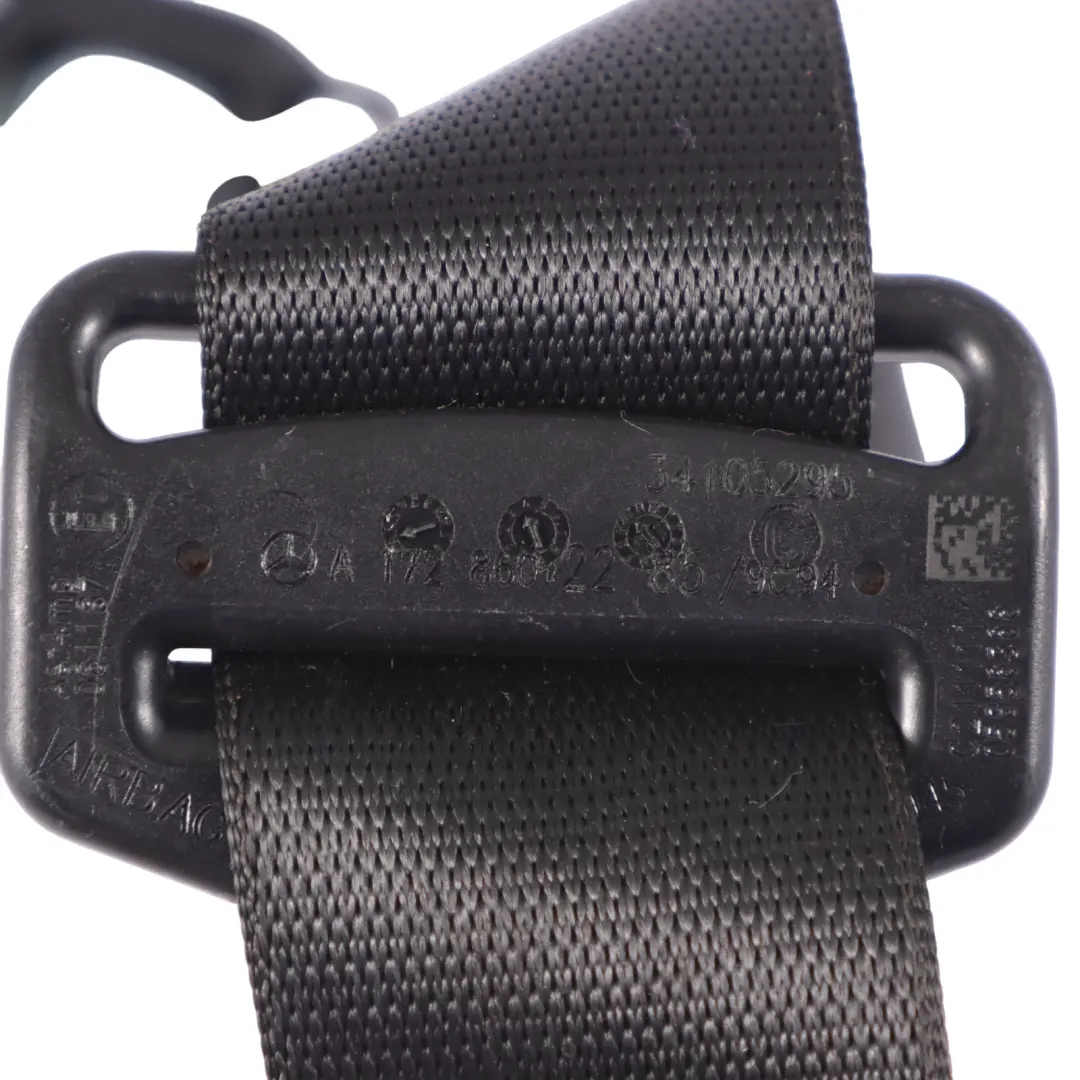Rétracteur ceinture sécurité avant droite Noir pour Mercedes SLK R172 à propos du numéro de pièce A1728602285 Mercedes SLK R172 Rétracteur ceinture sécurité avant droite Noir - SKU A1728602285 - Numéro de pièce A1728602285
