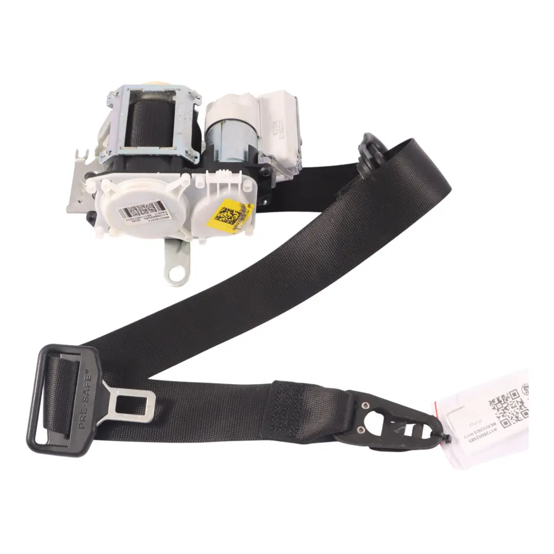 Interior Seat Belt Front Left N/S Black to Mercedes SLK R172 with Part number A1728602585 Mercedes SLK R172 Interior Seat Belt Front Left N/S Black - SKU A1728602585 - Part number A1728602585