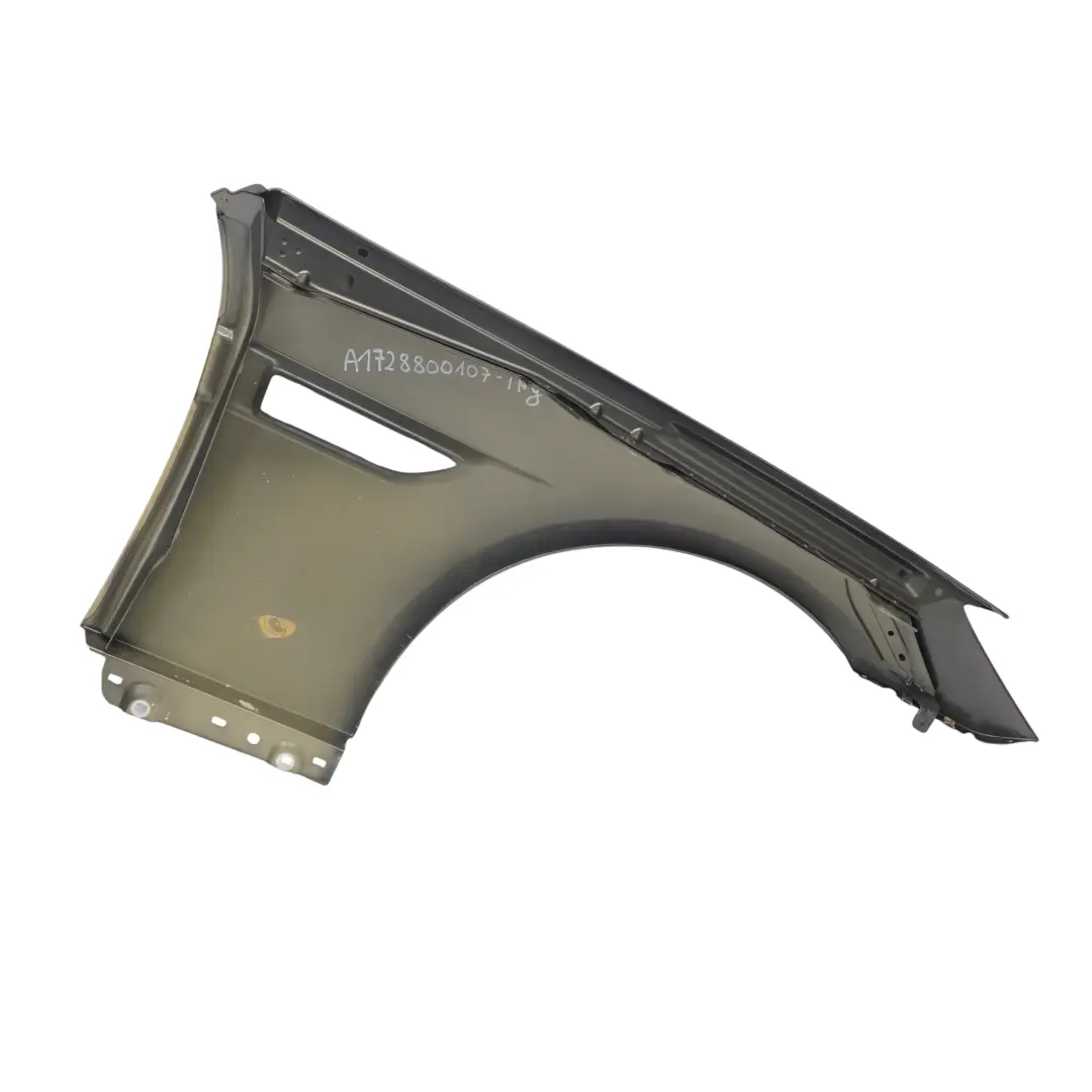 Wing Fender Panel Front Left N/S Indium Grey Metallic - 963 to Mercedes R172 with Part number A1728800107 Mercedes R172 Wing Fender Panel Front Left N/S Indium Grey Metallic - 963 - SKU A1728800107-ING - Part number A1728800107