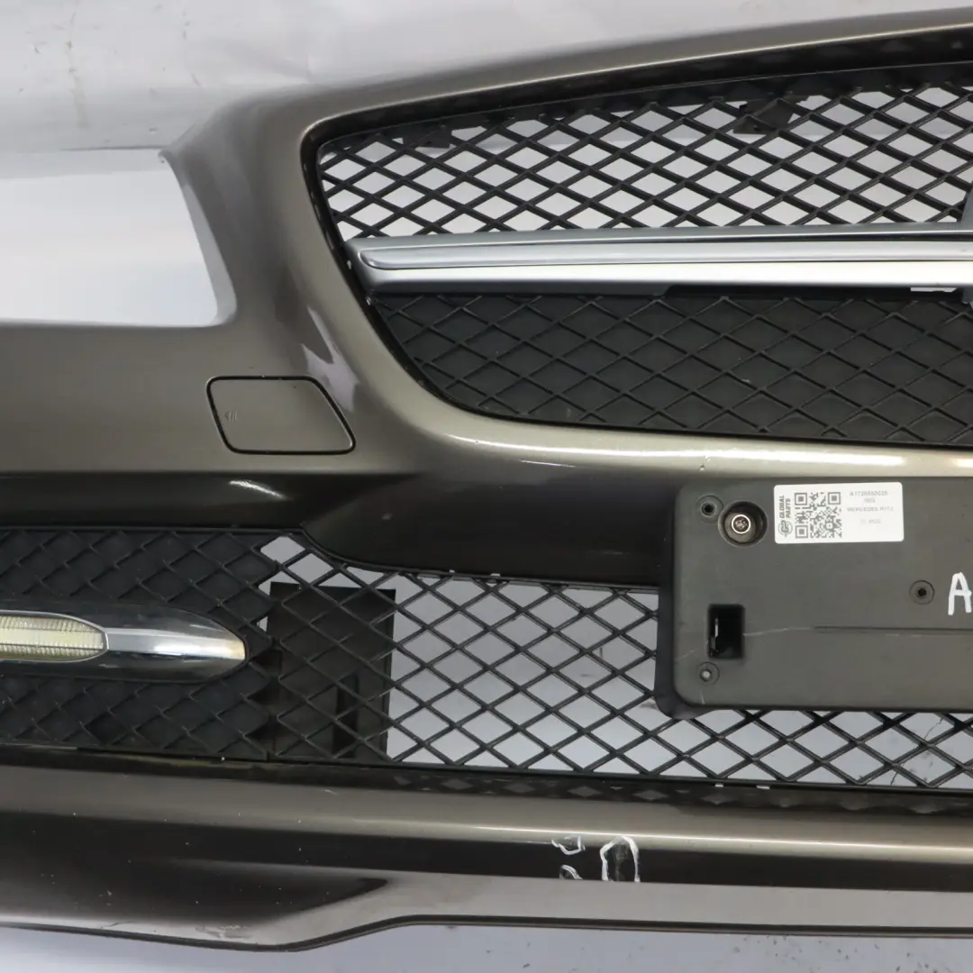 Mercedes SLK R172 Front Bumper Trim Panel Covering Indium Grey Metallic - 963 - SKU A1728850025-ING - Part number A1728850025