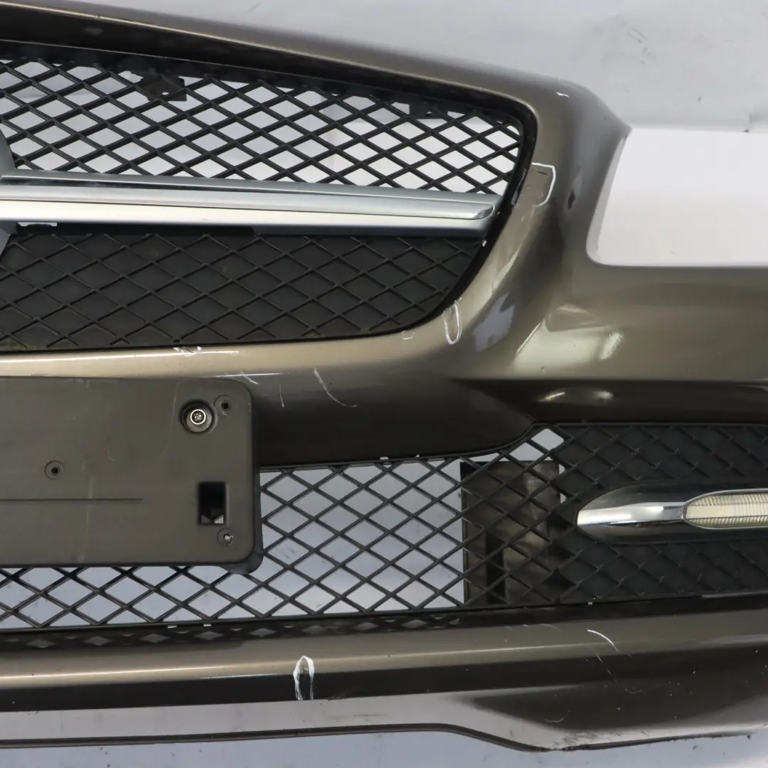 Mercedes SLK R172 Front Bumper Trim Panel Covering Indium Grey Metallic - 963 - SKU A1728850025-ING - Part number A1728850025