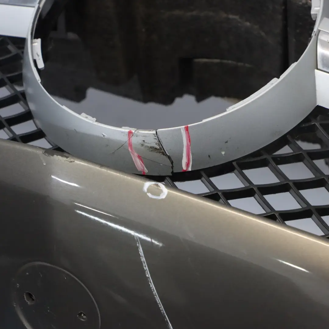 Mercedes SLK R172 Front Bumper Trim Panel Covering Indium Grey Metallic - 963 - SKU A1728850025-ING - Part number A1728850025