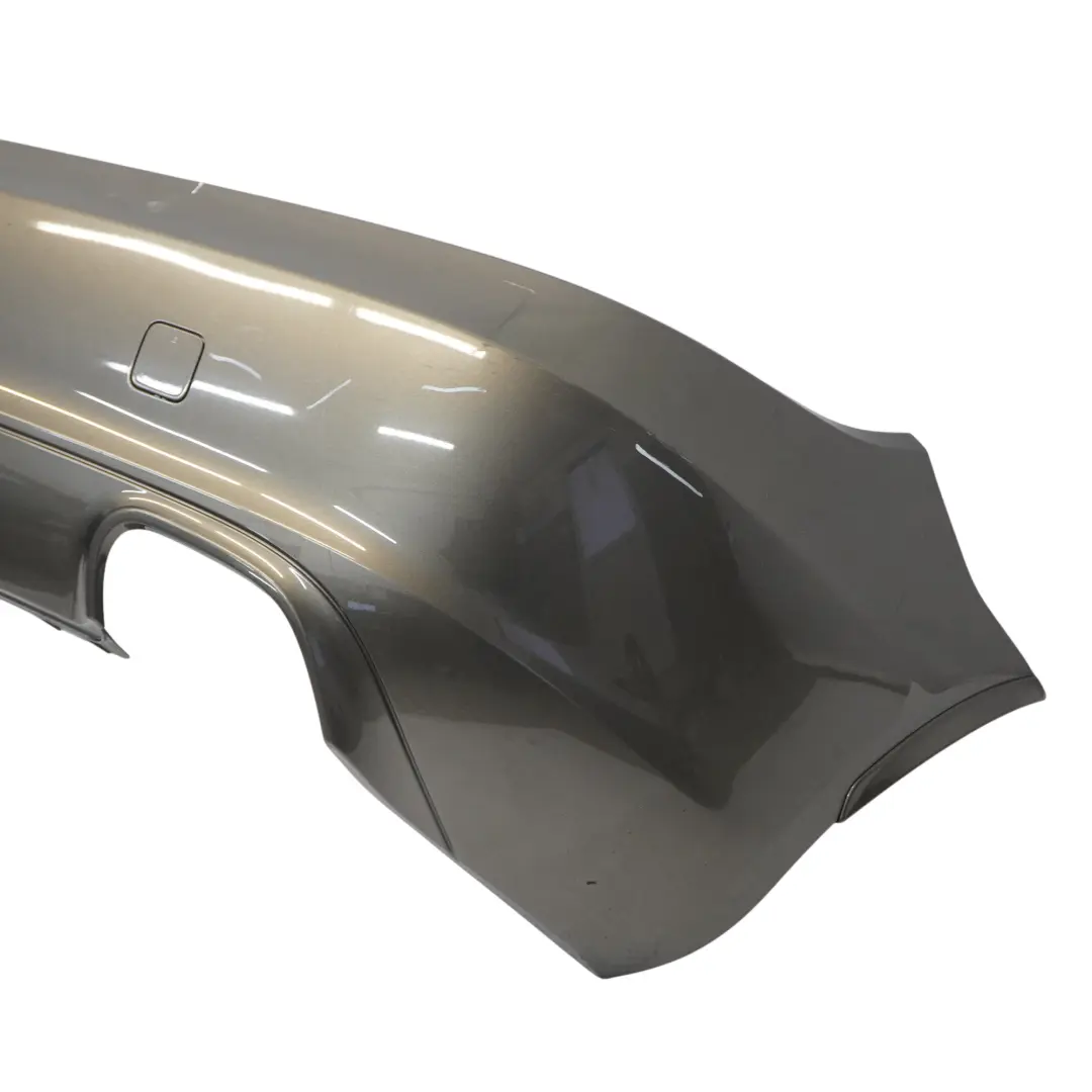 Bumper Trim Panel Covering Indium Grey Metallic - 963 to Mercedes SLK R172 Rear with Part number A1728850225 Mercedes SLK R172 Rear Bumper Trim Panel Covering Indium Grey Metallic - 963 - SKU A1728850225-ING - Part number A1728850225