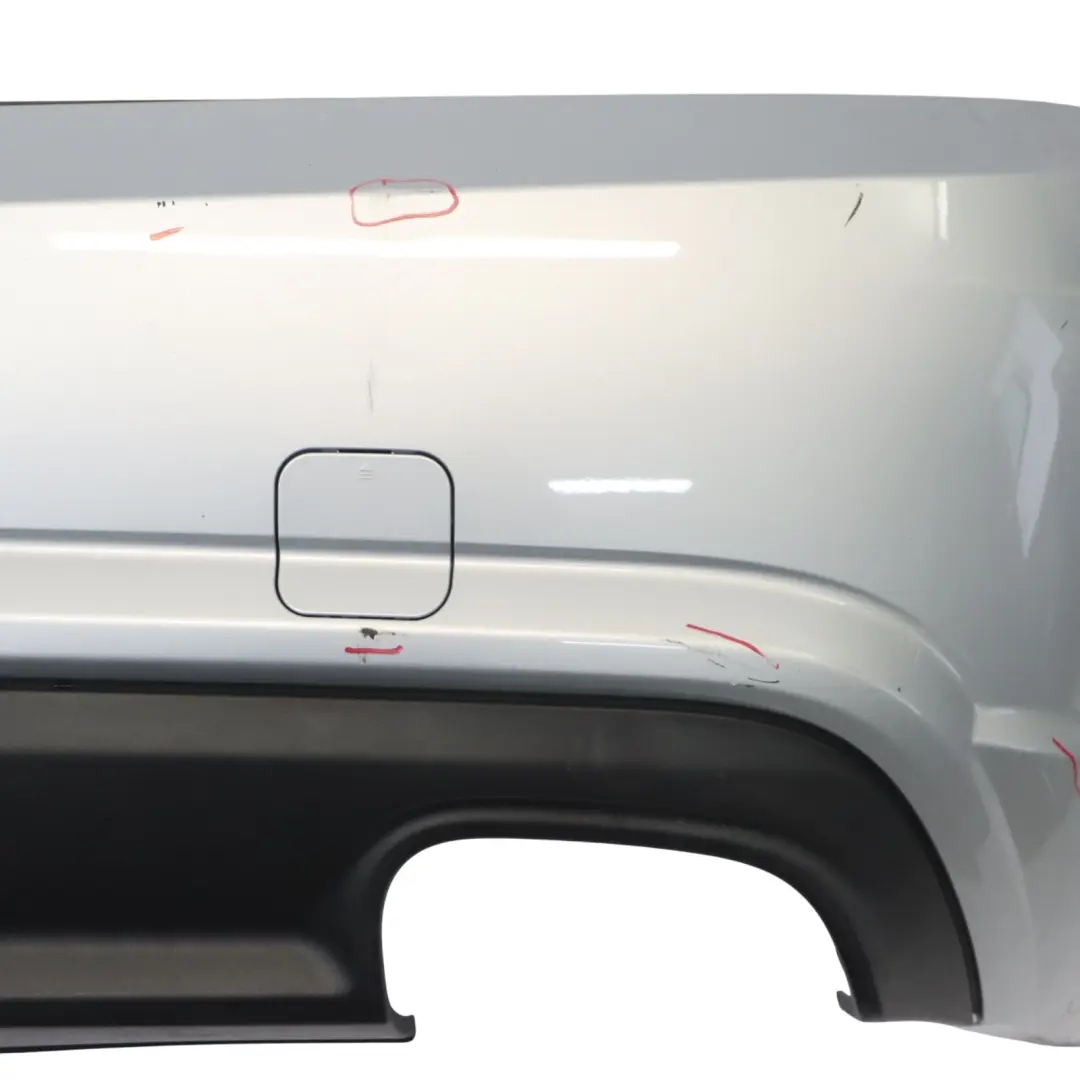 Bumper AMG Trim Panel Cover Iridium Silver Metallic - 775 to Mercedes SLK R172 Rear with Part number A1728851325 Mercedes SLK R172 Rear Bumper AMG Trim Panel Cover Iridium Silver Metallic - 775 - SKU A1728851325-IRS - Part number A1728851325