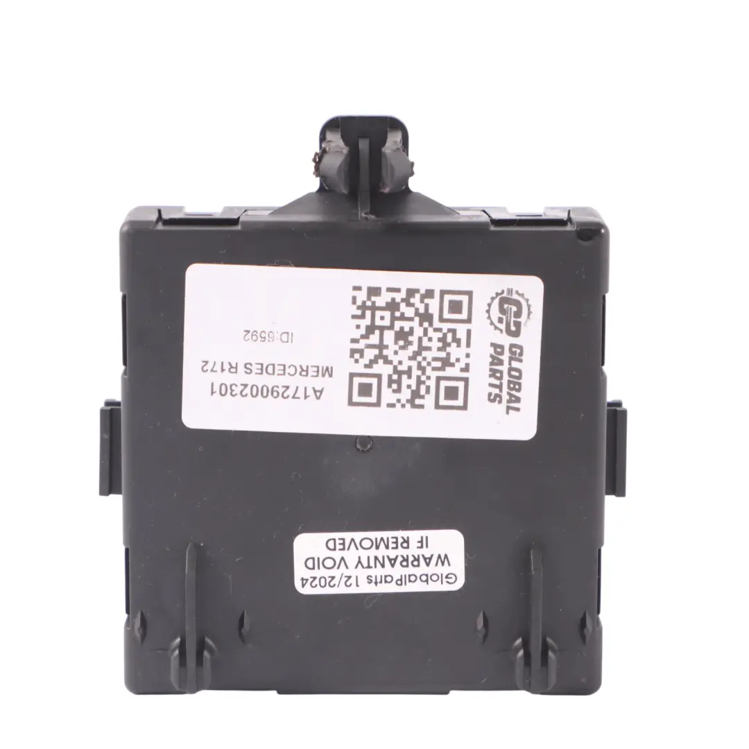 Módulo unidad control puerta delantera izquierda para Mercedes SLK R172 con número de pieza A1729002301 Mercedes SLK R172 Módulo unidad control puerta delantera izquierda - SKU A1729002301 - Número de pieza A1729002301
