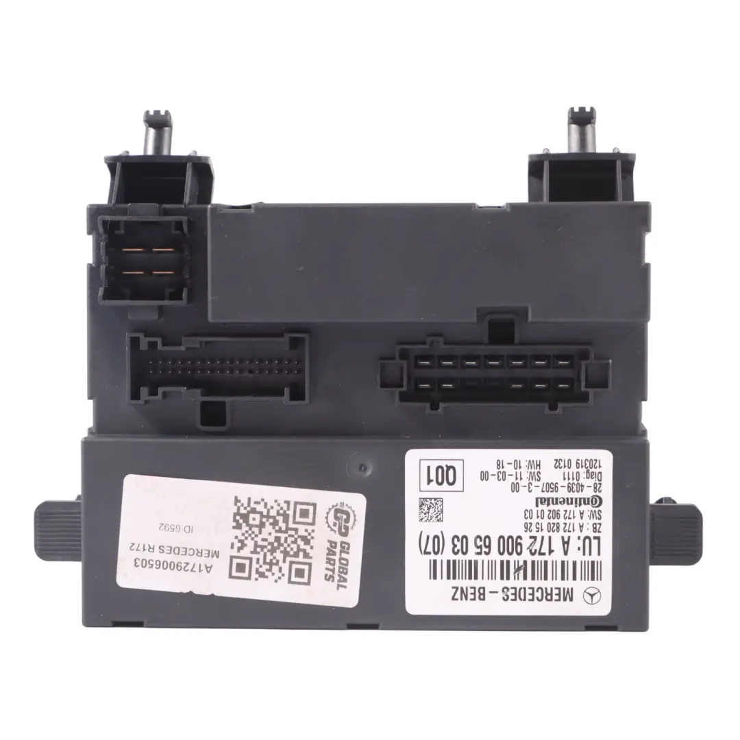 Techo plegable Módulo Vario control para Mercedes SLK R172 Roadster con número de pieza A1729006503 Mercedes SLK R172 Roadster Techo plegable Módulo Vario control - SKU A1729006503 - Número de pieza A1729006503