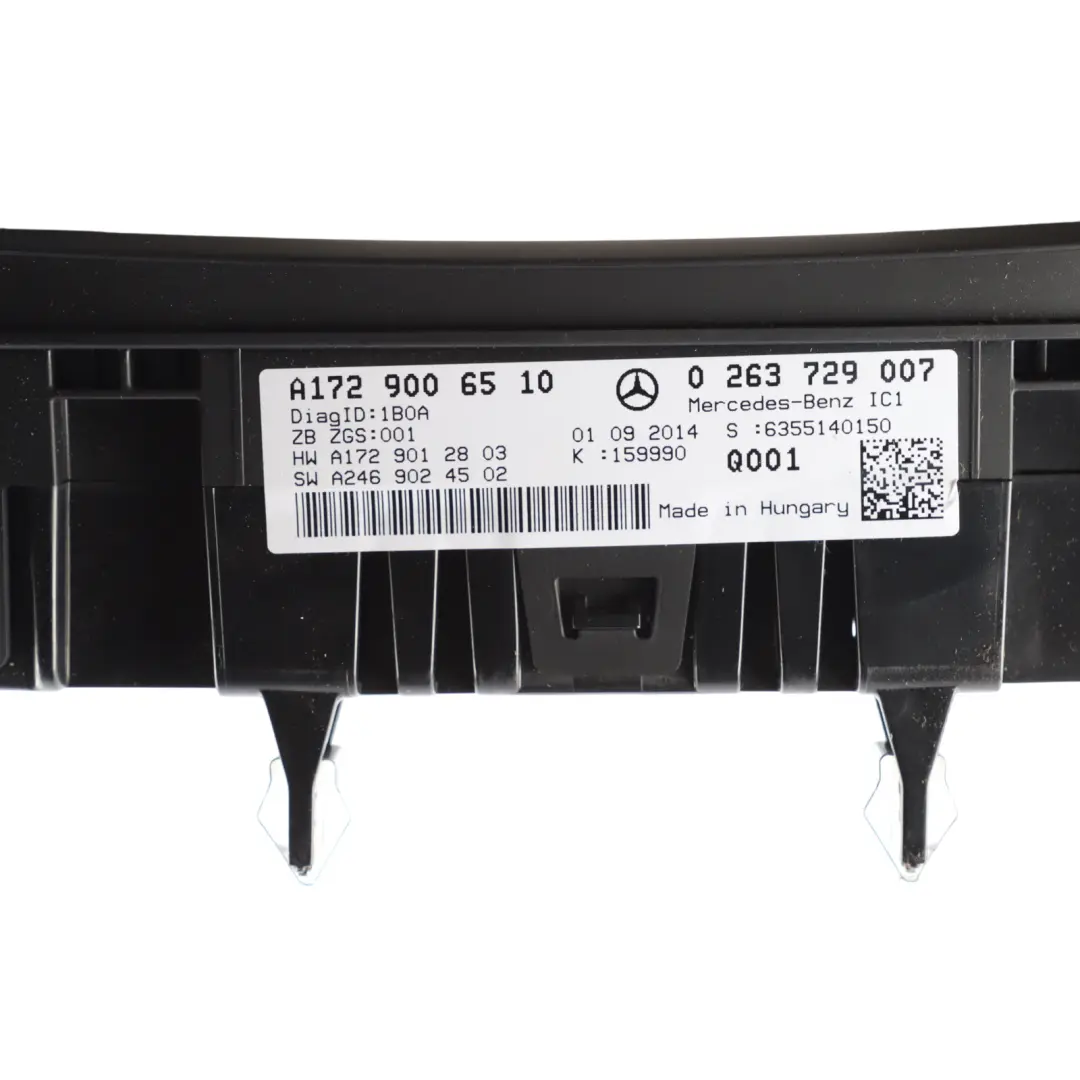 Mercedes SLK R172 Diesel Automatic Cluster Speedometer Clocks - SKU RHD-A1729006510 - Part number A1729006510