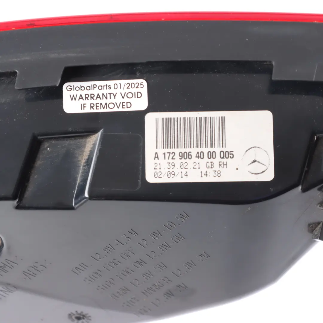 Mercedes SLK R172 Lampa Prawy Tył Prawa Tylna - SKU A1729064000 - Numer Części A1729064000